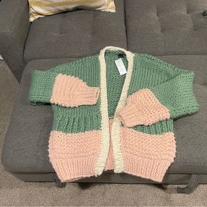 One size chunky Bella knit oversized sweater